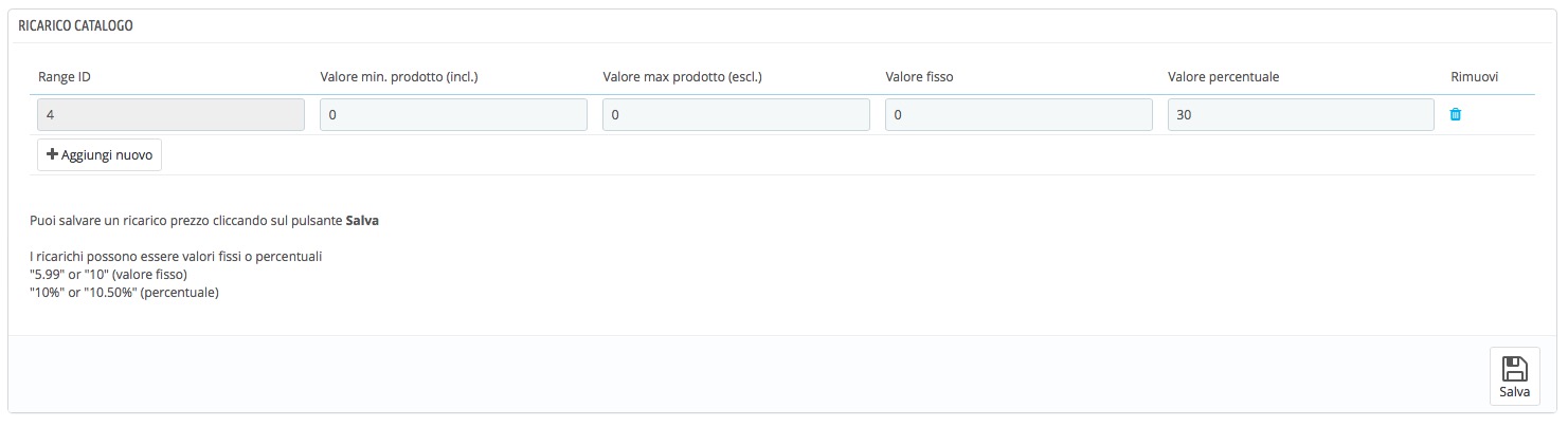 universal import ricarico